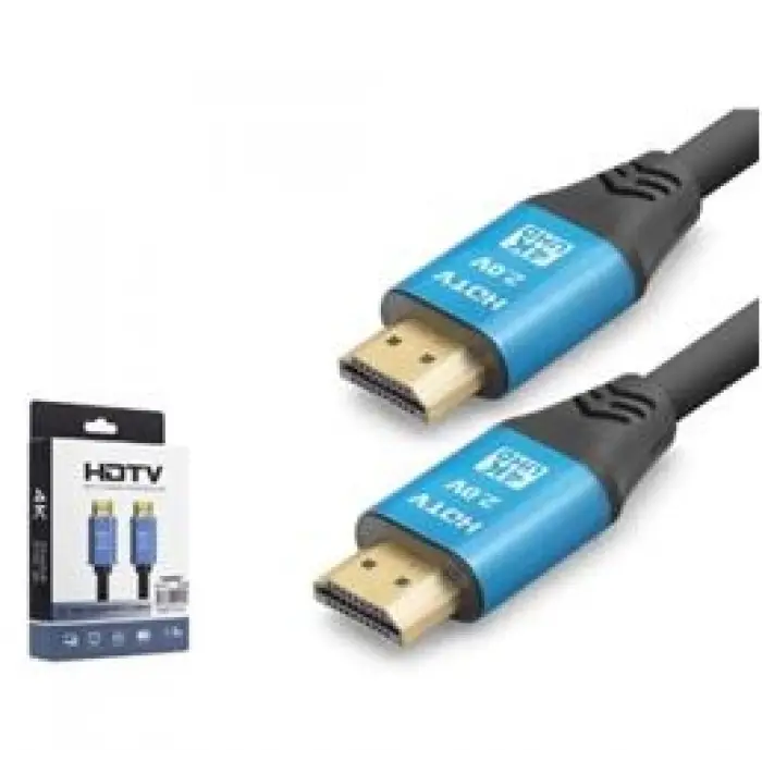 NODAR ND4050 HDMI 2.0 Kablo 4K 60 Hz OD 8.0 mm 1.5 m Siyah Mavi (KDO)