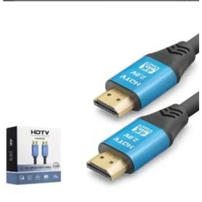 NODAR ND4054 HDMI 2.0 Kablo 4K 60 Hz OD 8.0 mm 15 m Siyah Mavi (KDO)