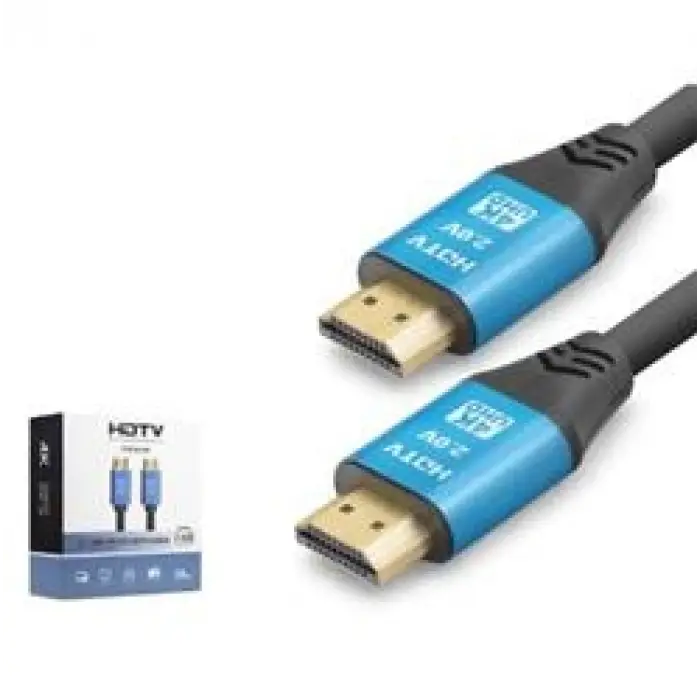 NODAR ND4055 HDMI 2.0 Kablo 4K 60 Hz OD 8.0 mm 20 m Siyah Mavi (KDO)