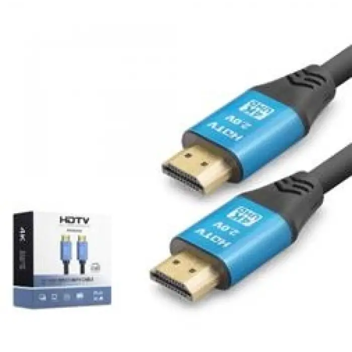 NODAR ND4056 HDMI 2.0 Kablo 4K 60 Hz OD 8.0 mm 25 m Siyah Mavi (KDO)