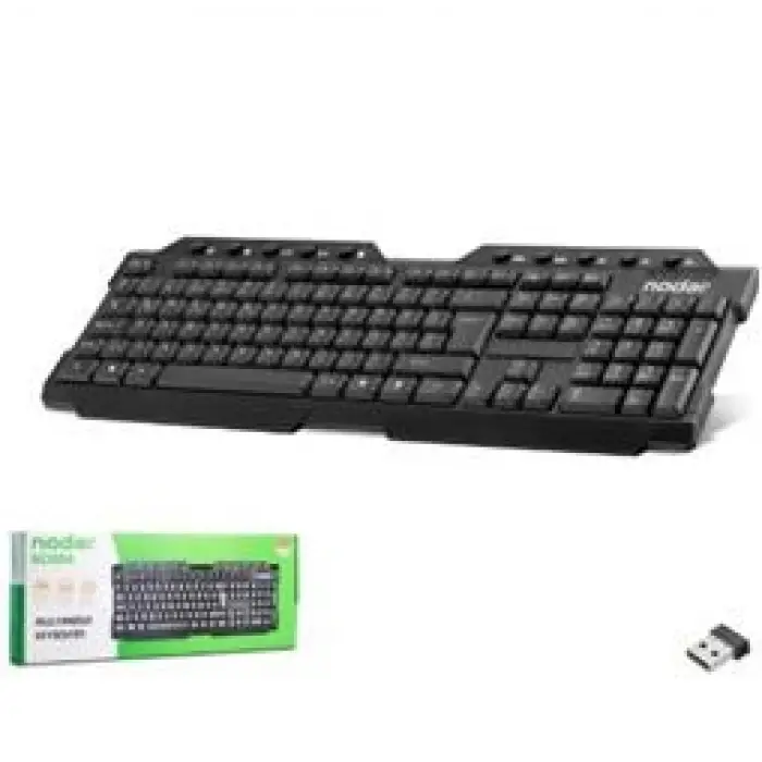 NODAR ND864 Kablosuz Multimedya Klavye Smart TV Uyumlu - Siyah