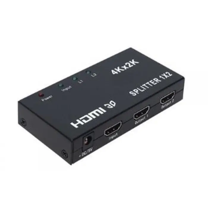 Nova NVC-HDSQP2 4K HDMI 1-2 Splitter 1 Giriş 2 Çıkış (KDO)