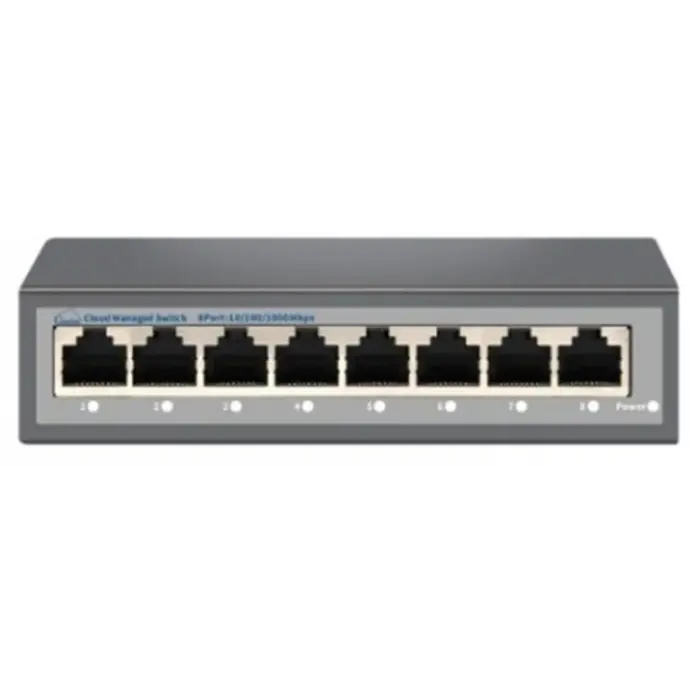 Nova NVC-HIS218G 8 Port Full Giga Cloud Non Poe Ethernet Switch