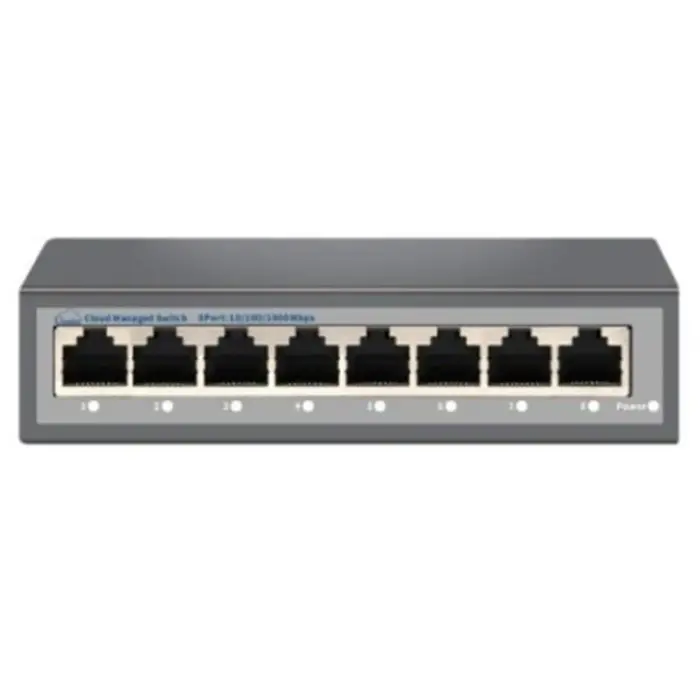 Nova NVC-HIS218G 8 Port Full Giga Cloud Non Poe Ethernet Switch