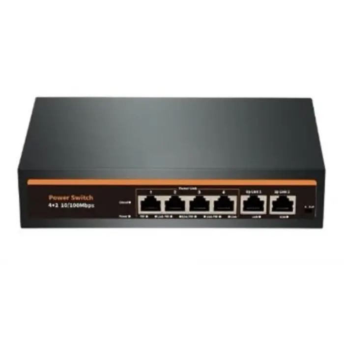 Nova NVC-INTSF0420FB2L 24V INTERCOM 4+2 PORT POE SWITCH (10-100) (KDO)