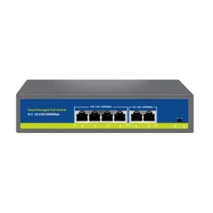Nova NVC-S21-4GP2G 4 Port 2 Uplink Full Gigabit Cloud Poe Switch (KDO)