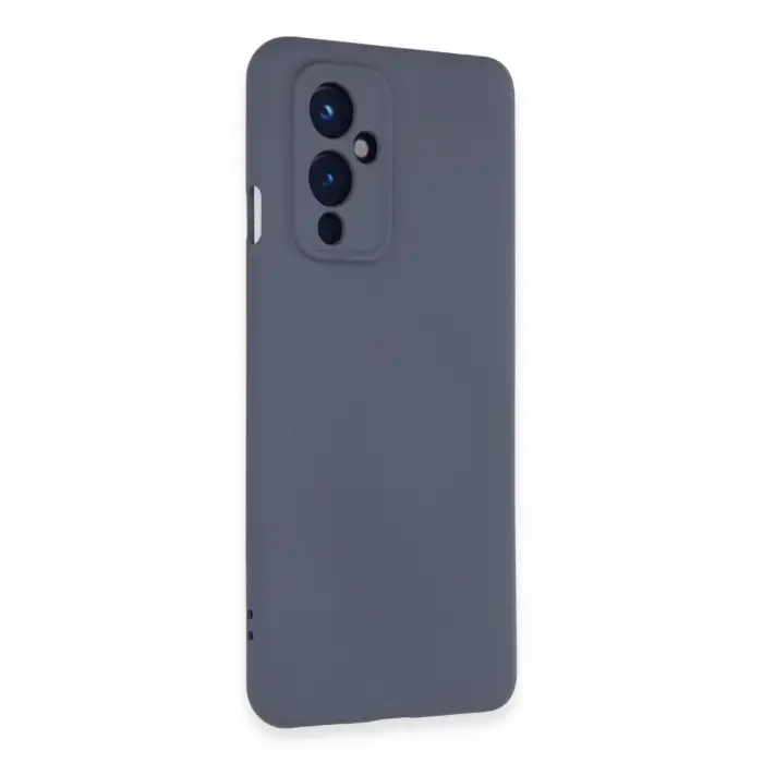 One Plus 9 Kılıf Nano İçi Kadife Silikon - Gri