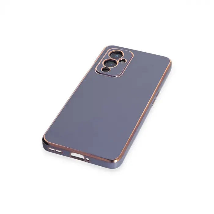 One Plus 9 Kılıf Volet Silikon - Mavi