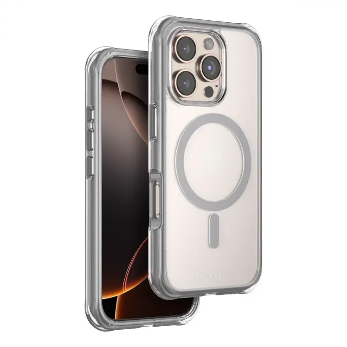 Onegif Apple İphone 16 Pro Hulk Magsafe Kapak - Titan Gri