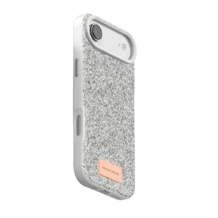 Onegif  İphone 17 Air Bright Simli Kapak - Beyaz