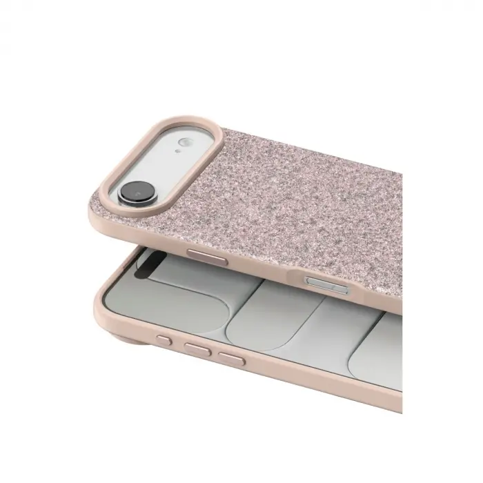 Onegif  İphone 17 Air Bright Simli Kapak - Pembe