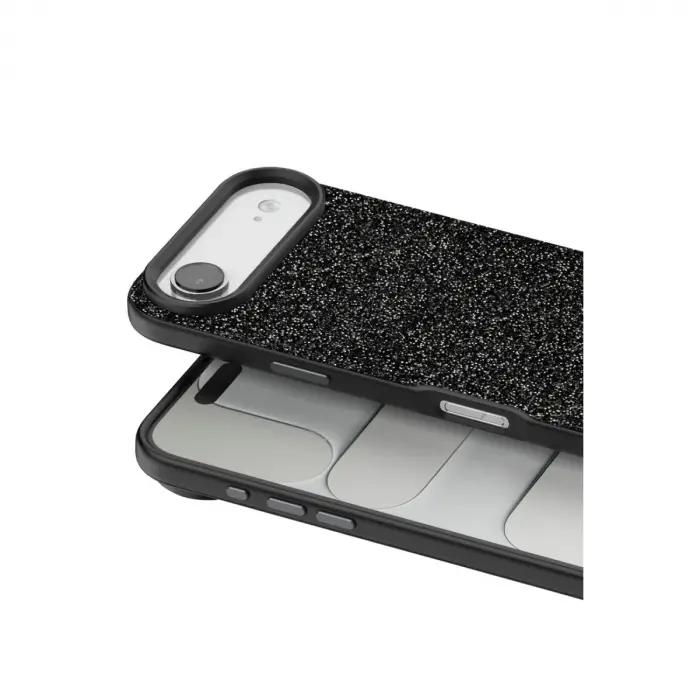 Onegif  İphone 17 Air Bright Simli Kapak - Siyah