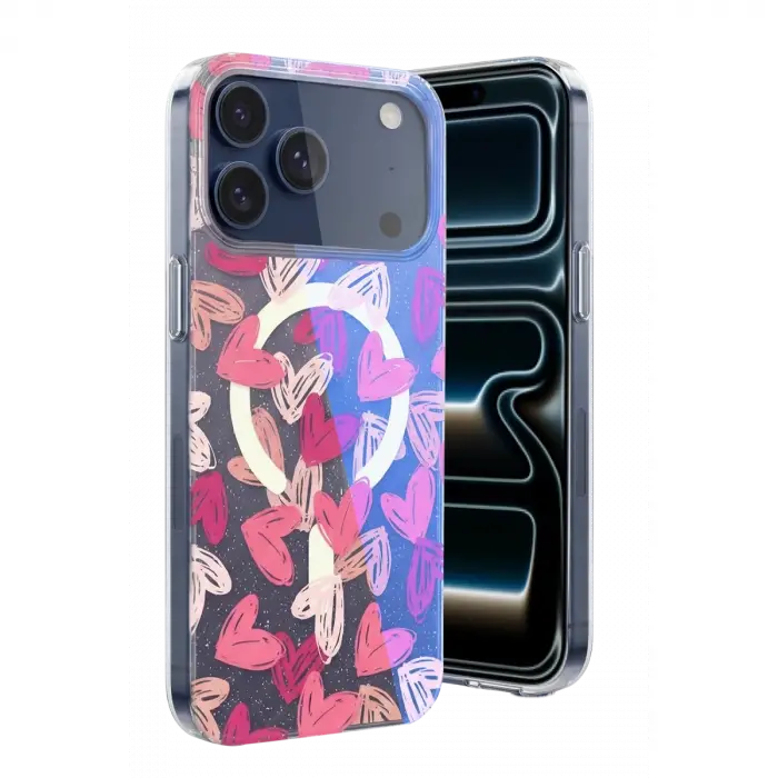 Onegif  İphone 17 Pro Max Desina Magsafe Kapak - Desen 6