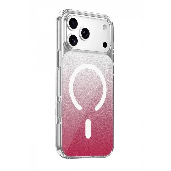Onegif  İphone 17 Pro Sora Simli Magsafe Kapak - Kırmızı