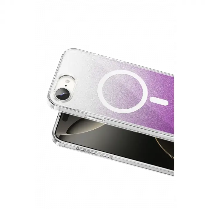 Onegif  İphone 17e Sora Simli Magsafe Kapak - Mor