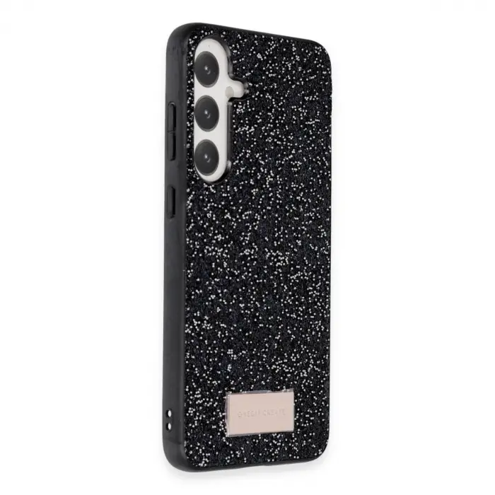 Onegif Samsung Galaxy A05s Bright Simli Kapak - Siyah