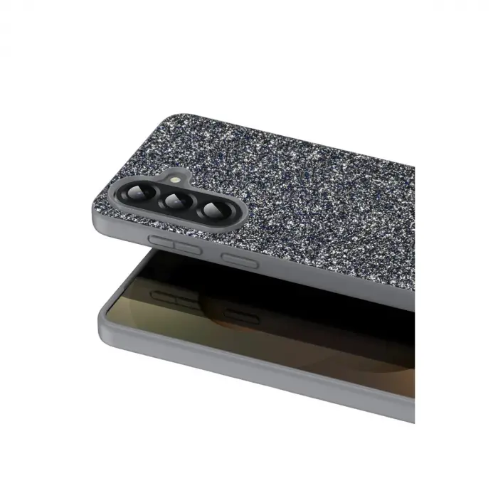 Onegif Samsung Galaxy A17 5g Bright Simli Kapak - Gümüş