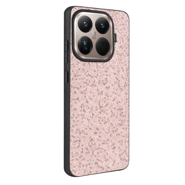 Onegif Xiaomi Mi 15t Pro Bright Simli Kapak - Pembe