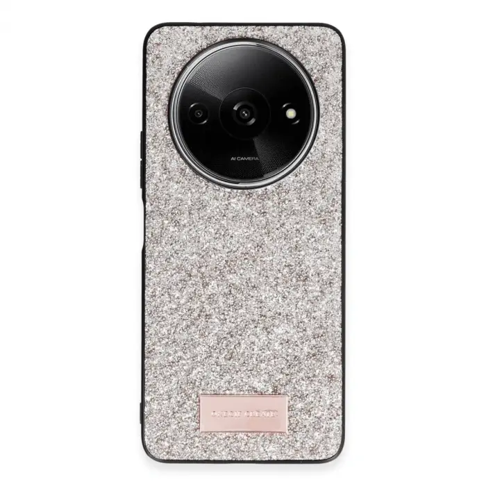 Onegif Xiaomi Redmi A3 4g Bright Simli Kapak - Gold