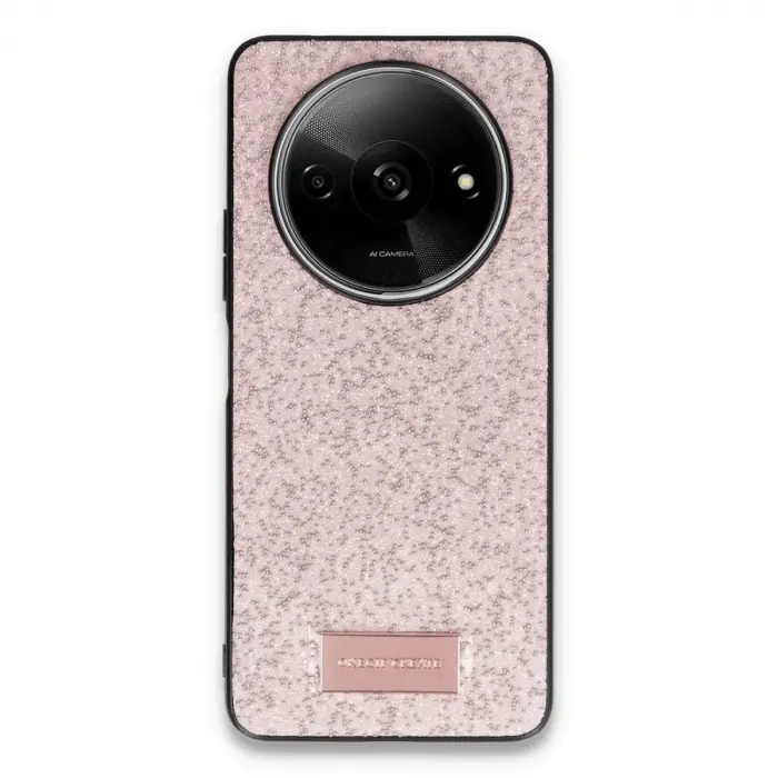 Onegif Xiaomi Redmi A3 4g Bright Simli Kapak - Pembe