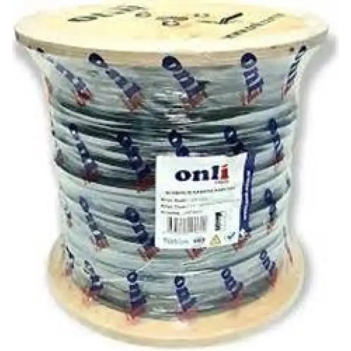 Onli ON-5001 2+1 1x0,50 mini Coax 2x0,50mm 500 metre CCA Kamera Kablosu