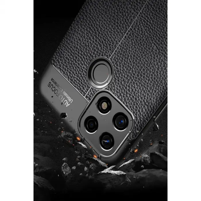 Oppo A15 Kılıf Auto Focus Kapak - Kırmızı