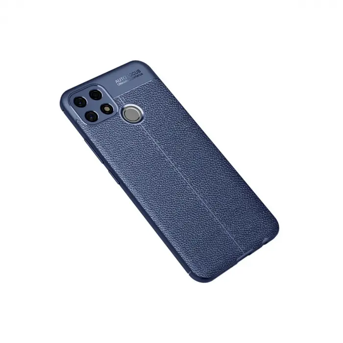 Oppo A15 Kılıf Auto Focus Kapak - Lacivert