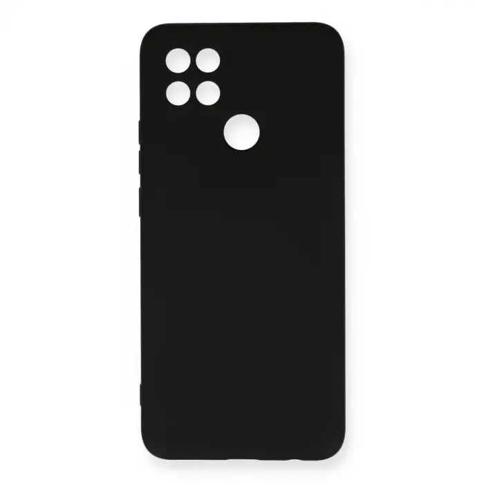 Oppo A15 Kılıf Nano İçi Kadife Silikon - Siyah
