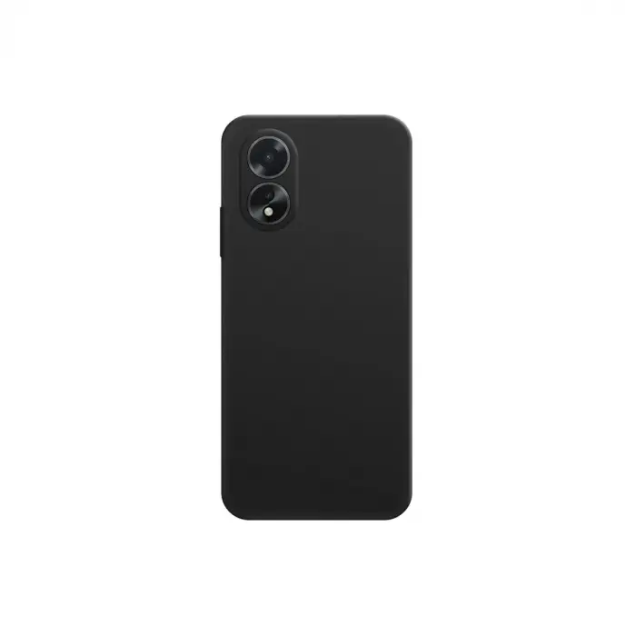 Oppo A38 Kılıf First Silikon - Siyah