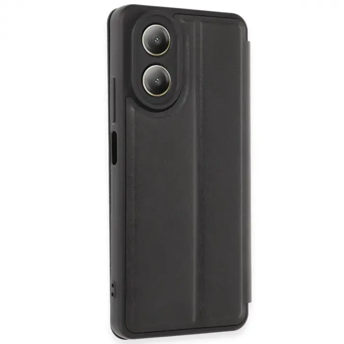 Oppo A38 Kılıf Flip Cover - Siyah
