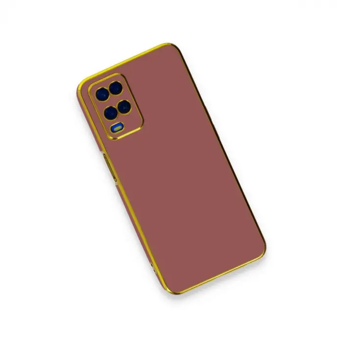 Oppo A54 4g Kılıf Volet Silikon - Kırmızı