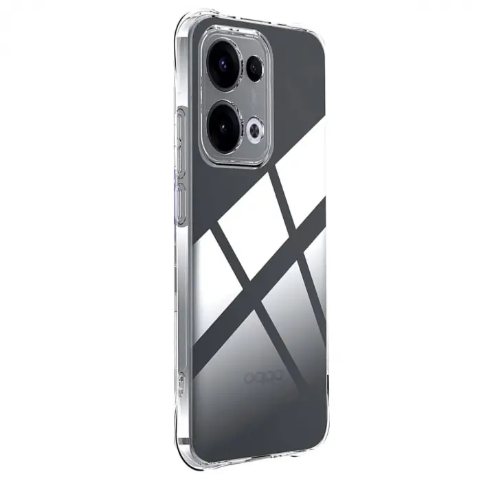 Oppo A6 Pro 4g Lüx Şeffaf Silikon - Şeffaf