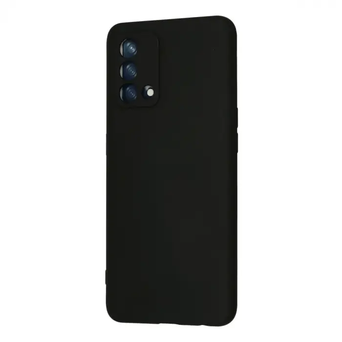 Oppo A74 4g Kılıf Nano İçi Kadife Silikon - Siyah