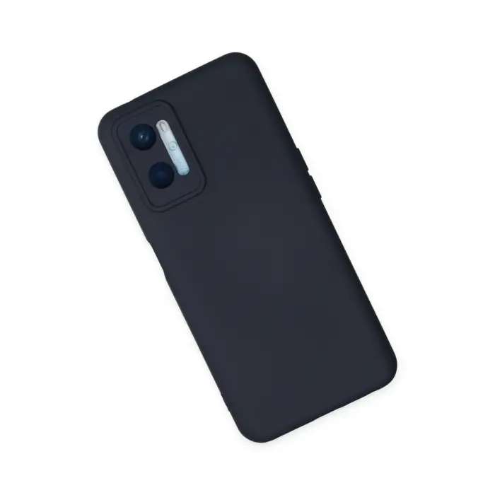 Oppo A96 Kılıf Nano İçi Kadife Silikon - Lacivert