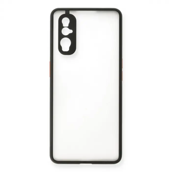 Oppo Find X2 Kılıf Montreal Silikon Kapak - Siyah