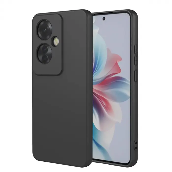 Oppo Reno 11f Kılıf First Silikon - Siyah