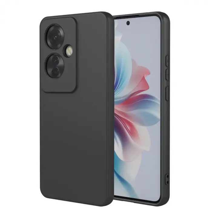 Oppo Reno 11f Kılıf First Silikon - Siyah