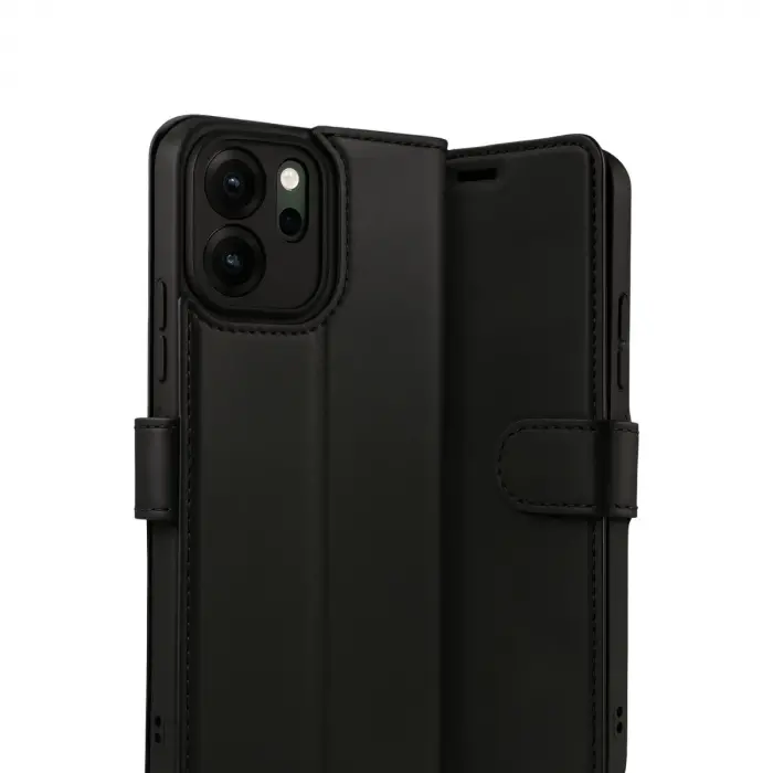 Oppo Reno 14f Trend S Plus Kapaklı Kılıf - Siyah