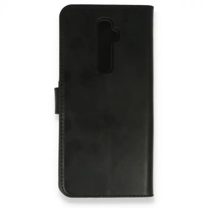 Oppo Reno 2z Kılıf Trend S Plus Kapaklı Kılıf - Siyah