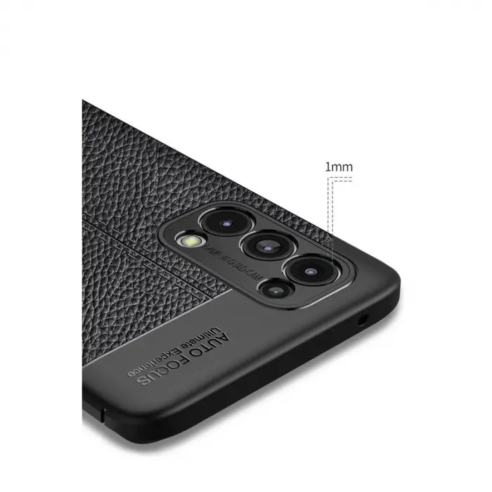 Oppo Reno 5 Pro Kılıf Auto Focus Kapak - Siyah