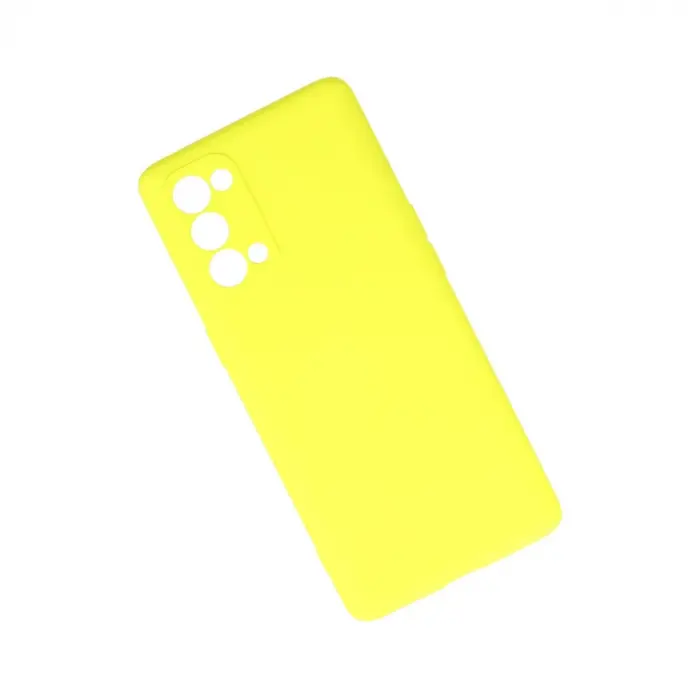 Oppo Reno 5 Pro Kılıf First Silikon - Sarı