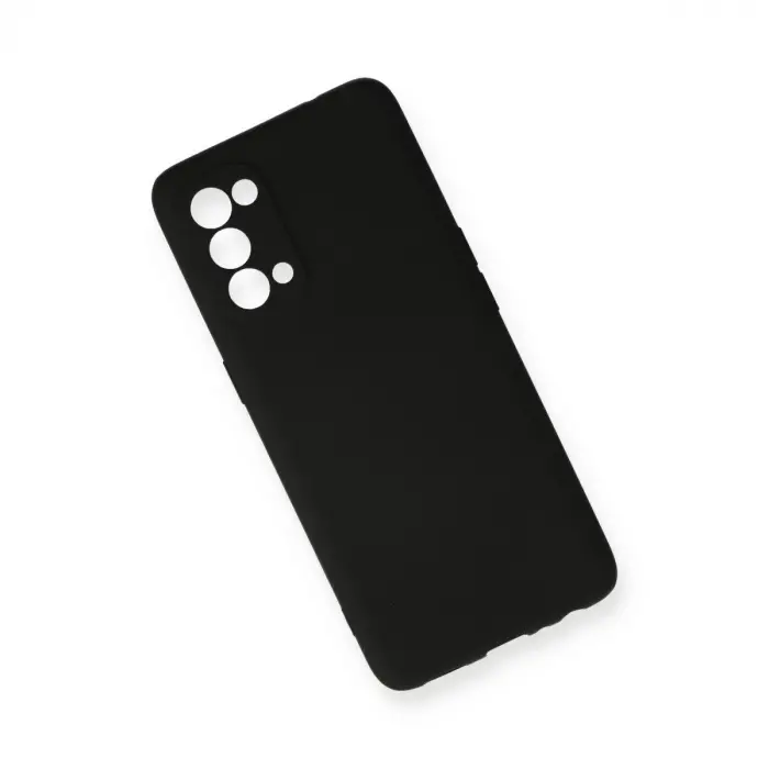 Oppo Reno 5 Pro Kılıf First Silikon - Siyah