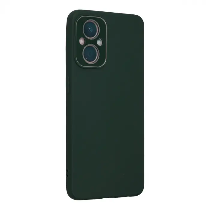 Oppo Reno 7 Lite Kılıf Lansman Glass Kapak - Koyu Yeşil