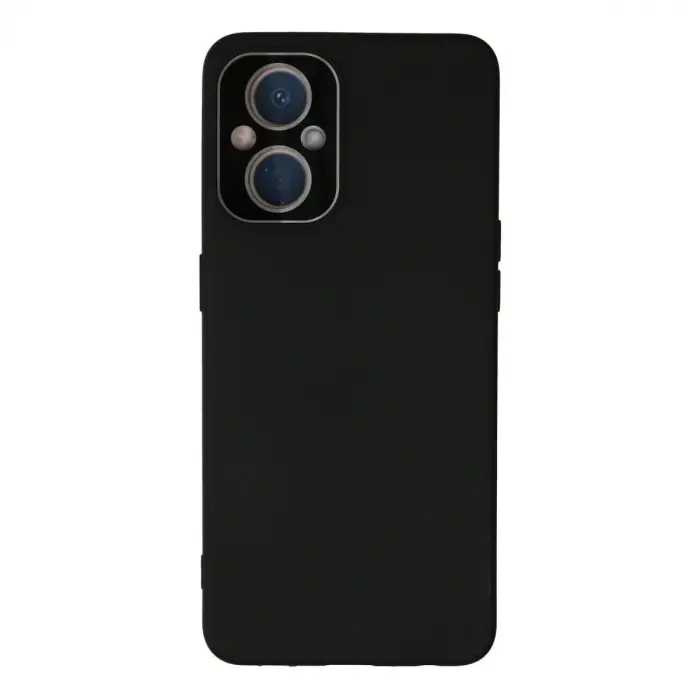 Oppo Reno 7 Lite Kılıf Lansman Glass Kapak - Siyah