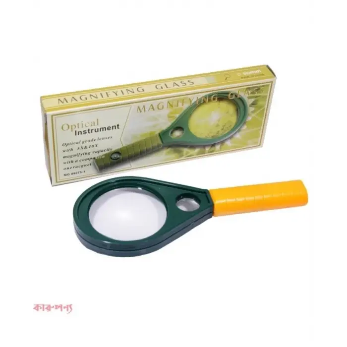 Optik Cam El Büyüteç 65mm 6x 4x Pusulalı Çocuklar Ve Yetişkinler Mg89075