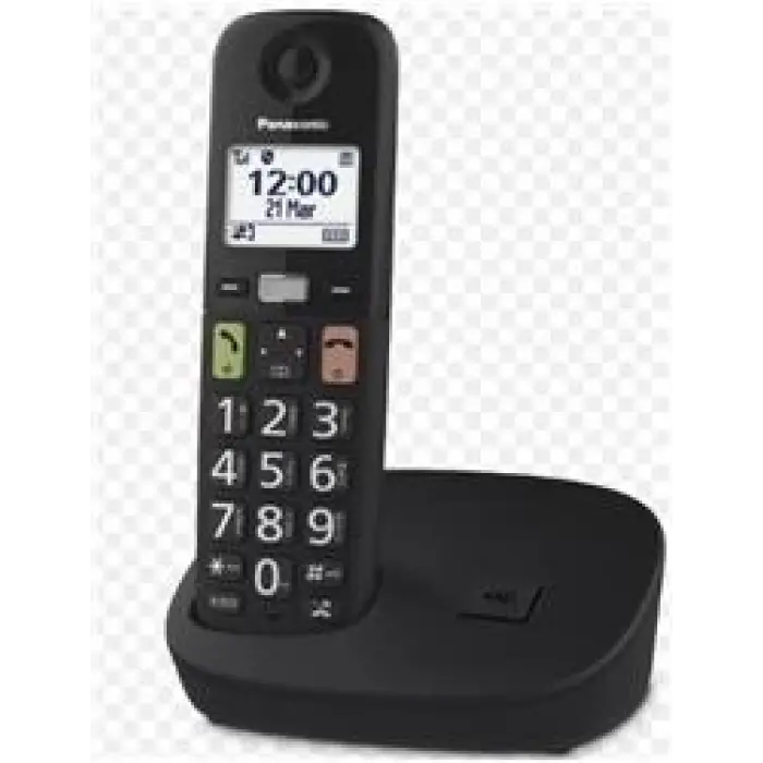 Panasonic KX-TGU110 Siyah Telsiz Dect Telefon (KDO)
