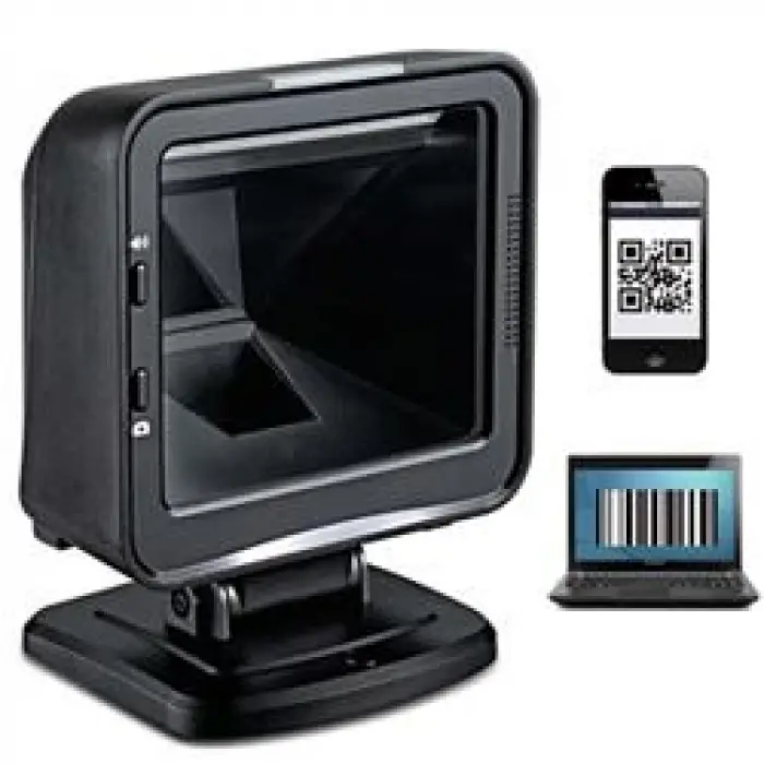 Perkon Ps5700 2D Imager Usb Masaüstü Karekod Barkod Okuyucu+Ayaklı Stand