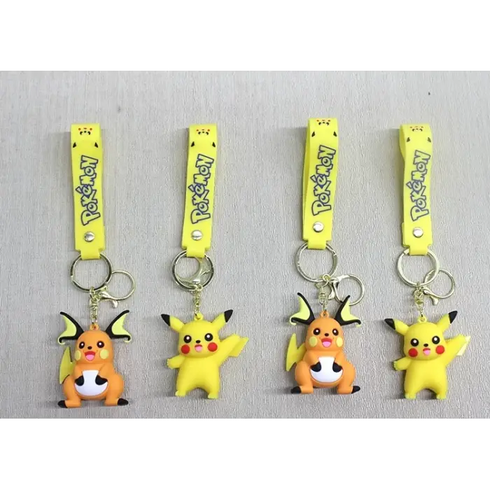 Pikachu Silikon Anahtarlık Alk4252