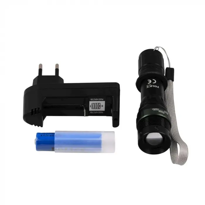 Police Ps-25 Cree Q5 Power Led Zoomlu Şarjlı El Feneri