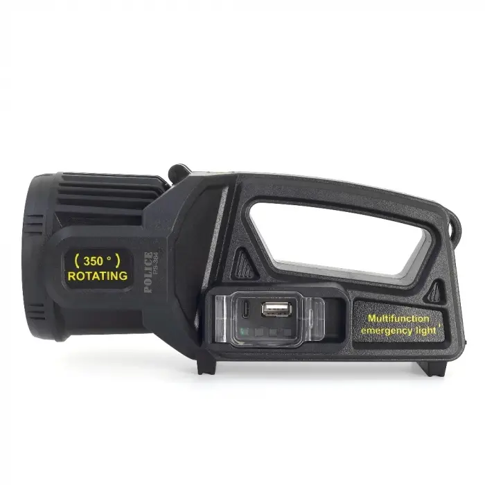 Police Ps-384 Şarjlı Güneş Enerjili Spot Fener
